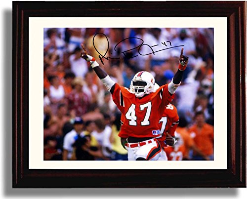 Framed 8x10 Michael Irvin Miami Hurricanes Autograph Replica Print Framed Print - College Football FSP - Framed   