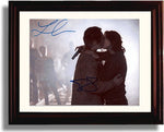 Unframed Walking Dead Glen & Maggie Steven Yeun & Lauren Cohan Autograph Replica Print Unframed Print - Television FSP - Unframed   