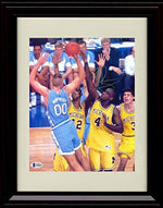 Framed 8x10 Chris Webber - Michigan Wolverines - Autograph Replica Print Framed Print - College Basketball FSP - Framed   