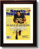 Framed 8x10 Michigan Wolverines - Mike Hart"Big Run for No 1" Sports Illustrated Autograph Replica Print Framed Print - College Football FSP - Framed   