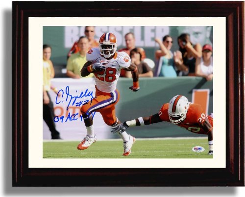 Framed 8x10 Clemson Tigers C.J. Spiller 2011 Champions Autograph Replica Print Framed Print - College Football FSP - Framed   