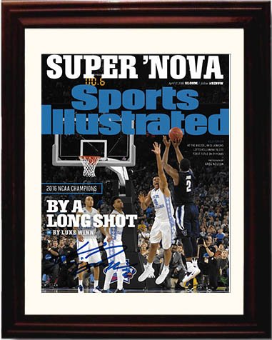 Unframed Villanova Wildcats National Champs! Sports Illustrated Autograph Replica Print - Kris Jenkins Shot Unframed Print - College Basketball FSP - Unframed   