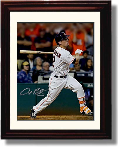 Framed 8x10 Alex Bregman "At The Bat" Autograph Replica Print Framed Print - Baseball FSP - Framed   