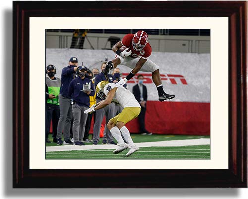 Framed 8x10 Najee Harris "The Leap" Alabama Crimson Tide Photo Framed Print - College Football FSP - Framed   