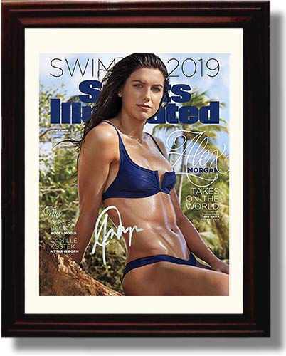 Unframed US Women's Soccer Alex Morgan - SI Swimsuit Autograph Replica Print Unframed Print - Soccer FSP - Unframed   