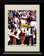 Framed 8x10 Ja'Marr Chase - Jump Catch - LSU Tigers - Autograph Replica Print Framed Print - College Football FSP - Framed   