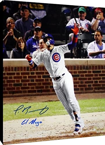 Javier Baez Metal Wall Art - Home Run Swing Metal - Baseball FSP - Metal   