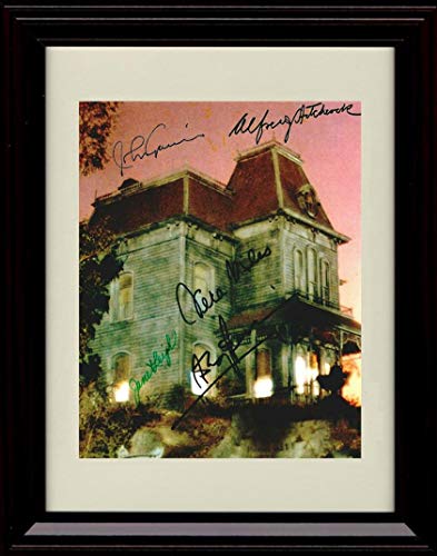 Unframed Alfred Hitchcock - Psycho - Cast Autograph Replica Print Unframed Print - Movies FSP - Unframed   