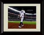 Framed 8x10 DJ LeMahieu Autograph Replica Print - Entering the Field Framed Print - Baseball FSP - Framed   