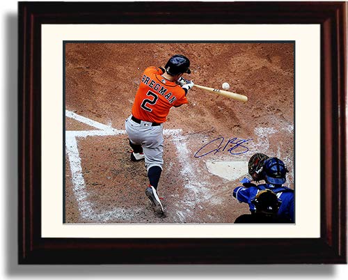 Unframed Alex Bregman "Home Run Swing" Autograph Replica Print Unframed Print - Baseball FSP - Unframed   