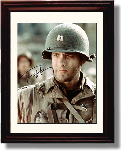 Unframed Tom Hanks - Saving Private Ryan Autograph Replica Print Unframed Print - Movies FSP - Unframed   