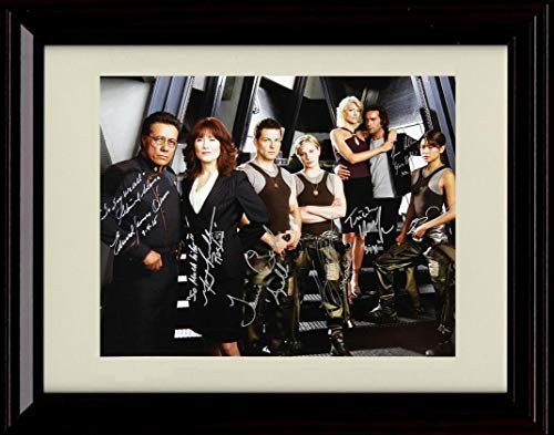 Unframed Battlestar Galactica - Cast Autograph Replica Print Unframed Print - Movies FSP - Unframed   