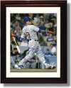 Framed 8x10 Javier Baez"Looking Deep" Autograph Replica Print Framed Print - Baseball FSP - Framed   