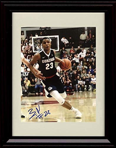 Unframed Zach Norvell - Gonzaga Bulldogs - Autograph Replica Print Unframed Print - College Basketball FSP - Unframed   