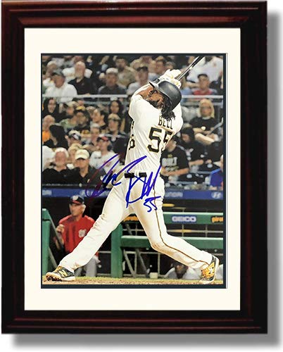 Framed 8x10 Josh Bell"Big Swing" Autograph Replica Print Framed Print - Baseball FSP - Framed   