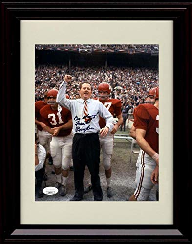 Framed 8x10 Frank Broyles - College Football Legend - Arkansas Razorbacks - Autograph Replica Print Framed Print - College Football FSP - Framed   