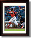 Framed 8x10 Ronald AcuÃ±a Jr."Home Run Swing" Autograph Replica Print Framed Print - Baseball FSP - Framed   