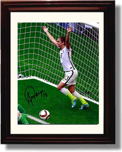 Unframed Alex Morgan - Goal Celebration Autograph Replica Print Unframed Print - Soccer FSP - Unframed   