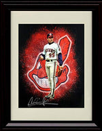 Unframed Charlie Sheen - Major League - Pitching Autograph Replica Print Unframed Print - Movies FSP - Unframed   