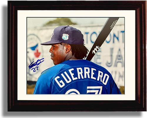 Unframed Vladimir Guerrero Jr Jersey Autograph Replica Print Unframed Print - Baseball FSP - Unframed   