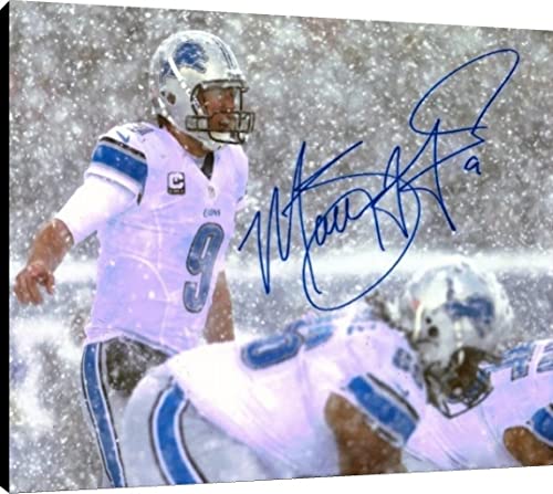 Matthew Stafford Metal Wall Art - Blizzard Signal Caller Metal - Pro Football FSP - Metal   