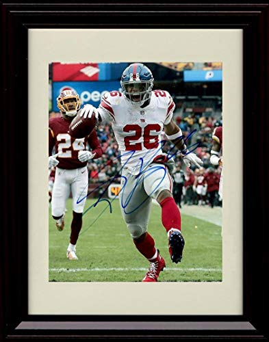 Unframed Saquon Barkley - On The Run - Autograph Replica Print Unframed Print - Pro Football FSP - Unframed   