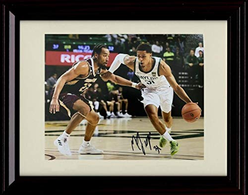 Unframed Macio Teague - Driving the Lane - Autograph Replica Print - Baylor Bears Unframed Print - College Basketball FSP - Unframed   