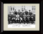 Unframed Generals Patton and Eisenhower - V Day - Autograph Replica Print Unframed Print - History FSP - Unframed   