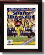 Framed 8x10 Michigan Wolverines - "Gets It Done" Chris Perry Autograph Print Framed Print - College Football FSP - Framed   