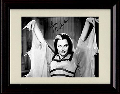 8x10 Framed Lilly Munster Autograph Promo Print - Yvonne Dicarlo - The Munsters Framed Print - Television FSP - Framed   