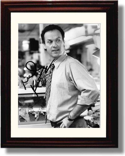 8x10 Framed Michael Keaton Autograph Promo Print Framed Print - Movies FSP - Framed   