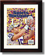 Unframed Les Miles 2007 LSU Tigers National Champs Commemorative SI Autograph Unframed Print - College Football FSP - Unframed   