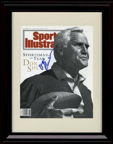 8x10 Framed Don Shula - Miami Dolphins SI SoY Autograph Promo Print Framed Print - Pro Football FSP - Framed   