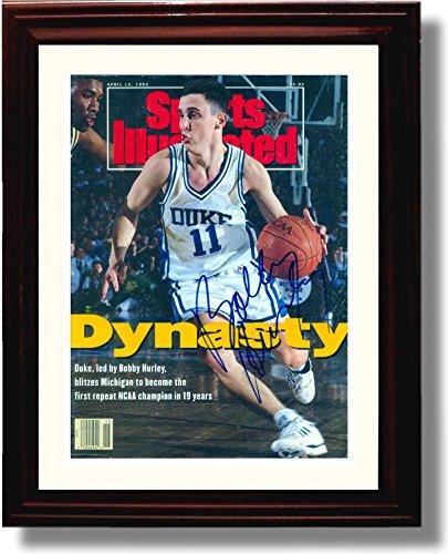 Unframed Bobby Hurley "Dynasty" SI Autograph Promo Print - Duke Blue Devils Unframed Print - College Basketball FSP - Unframed   