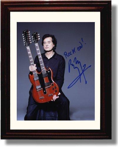 Unframed Jimmy Page Autograph Promo Print Unframed Print - Music FSP - Unframed   