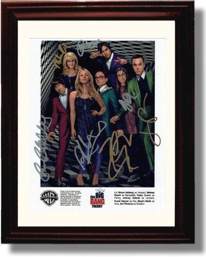 Unframed The Big Bang Theory Autograph Promo Print - The Big Band Theory Cast Unframed Print - Television FSP - Unframed   