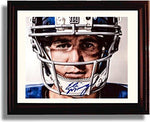 Unframed Eli Manning - New York Giants Autograph Promo Print Unframed Print - Pro Football FSP - Unframed   