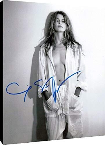 Photoboard Wall Art:  Claudia Schiffer Autograph Print Photoboard - Movies FSP - Photoboard   