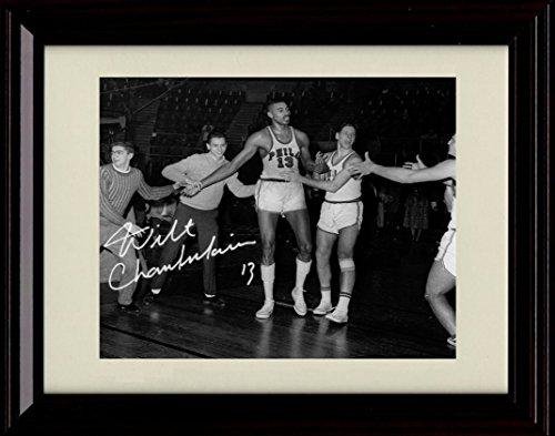 Unframed Wilt Chamberlain Autograph Promo Print - 100 Points Scored - Hershey, PA Unframed Print - Pro Basketball FSP - Unframed   