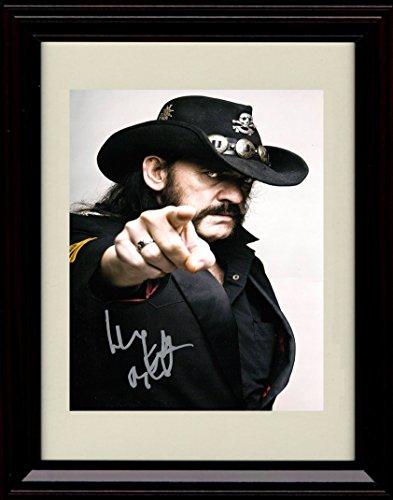 Unframed Lemmy Kilmister - Point - Autograph Promo Print Unframed Print - Music FSP - Unframed   