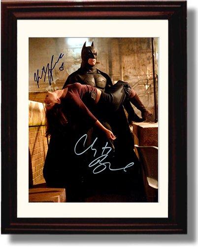 Unframed Batman Begins Autograph Promo Print - Christian Bale and Katie Holmes Unframed Print - Movies FSP - Unframed   