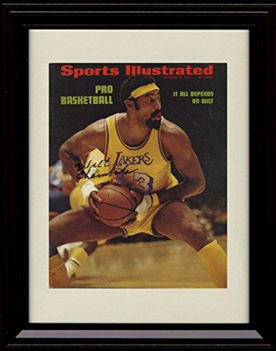 Unframed Wilt Chamberlain SI Autograph Promo Print - Lakers World Champs! Unframed Print - Pro Basketball FSP - Unframed   