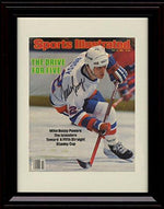 Unframed Mike Bossy SI Autograph Promo Print - New York Islanders Unframed Print - Hockey FSP - Unframed   