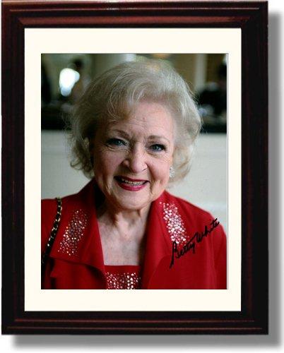 Unframed Betty White Autograph Promo Print Unframed Print - Television FSP - Unframed   