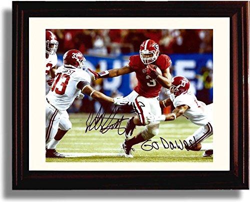 Framed 8x10 Georgia Football - Todd Gurley "Go Dawgs" Autograph Promo Print Framed Print - College Football FSP - Framed   