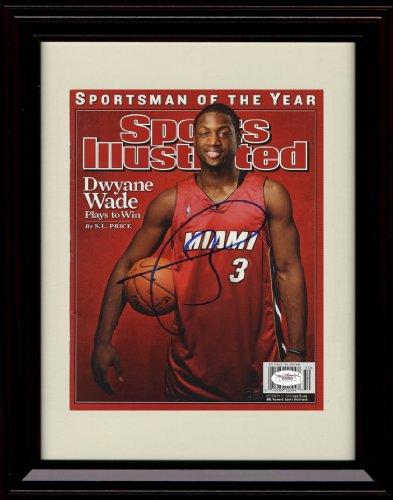 Unframed Dwyane Wade SI Autograph Print Unframed Print - Pro Basketball FSP - Unframed   