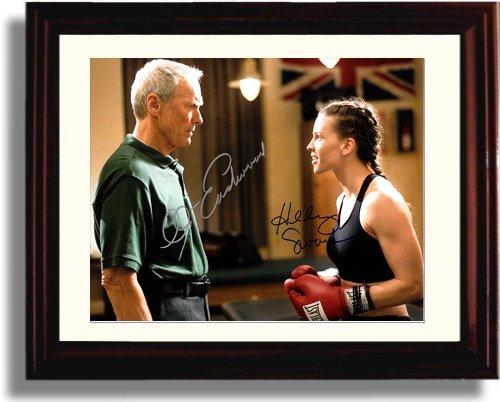 8x10 Framed Million Dollar Baby Autograph Promo Print - Cast Signed Framed Print - Movies FSP - Framed   