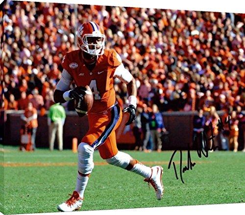 Metal Wall Art:   Clemson Tigers - Deshawn Watson Autograph Print Metal - College Football FSP - Metal   