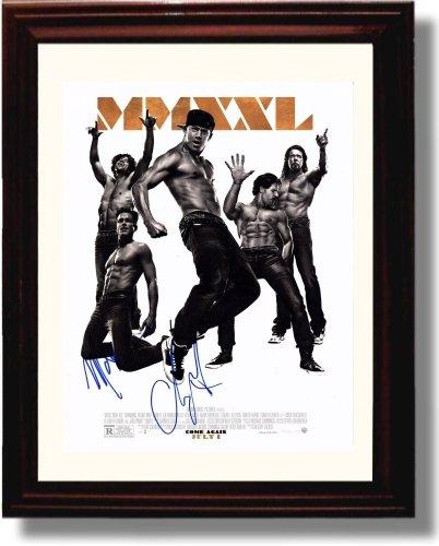 Unframed Cast of Magic Mike XXL Autograph Promo Print - Magic Mike Unframed Print - Movies FSP - Unframed   