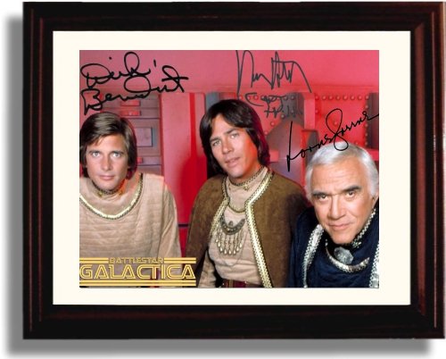 Unframed Battlestar Galactica Autograph Promo Print Unframed Print - Television FSP - Unframed   